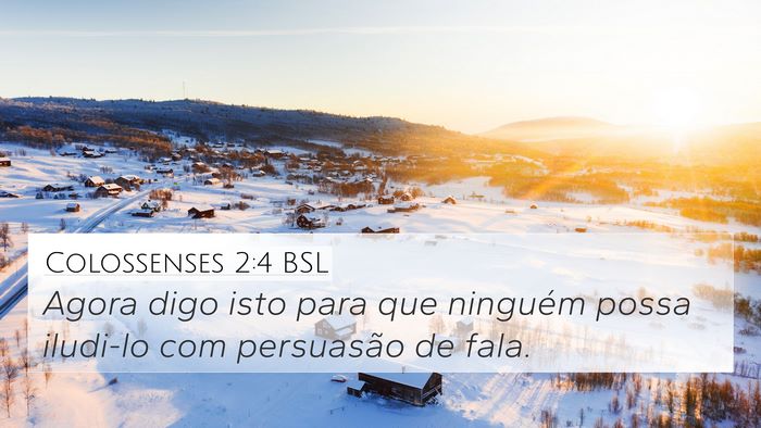 Colossenses 2:4 BSL Bible Verse Image