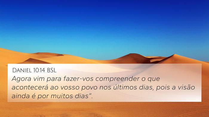 Daniel 10:14 BSL Bible Verse Image