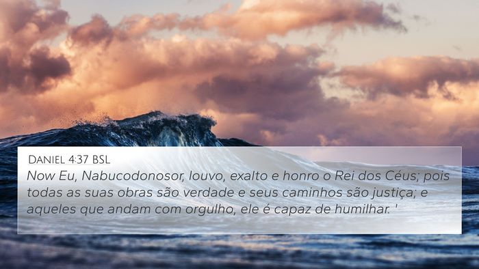 Daniel 4:37 BSL Bible Verse Image