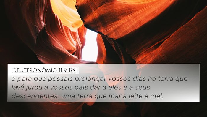 Deuteronômio 11:9 BSL 4K Wallpaper - e para que possais prolongar vossos dias na terra - 4K Wallpaper Bible Verse