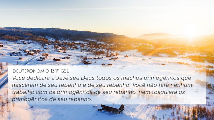 Deuteronômio 15:19 BSL Bible Verse Image