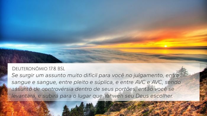 Deuteronômio 17:8 BSL Bible Verse Image