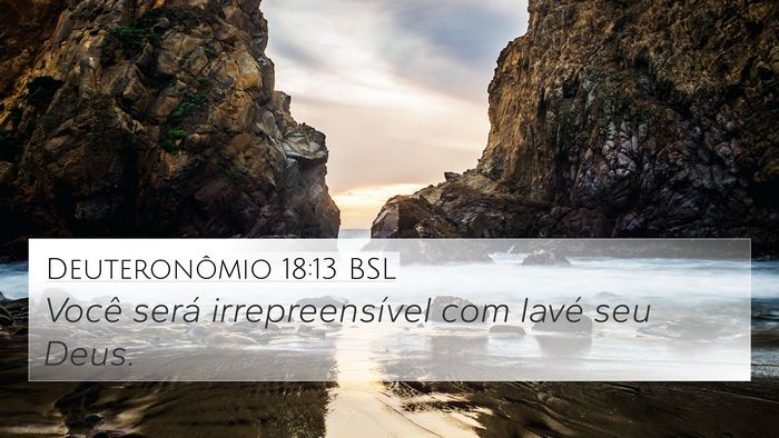Deuteronômio 18:13 BSL Bible Verse Image