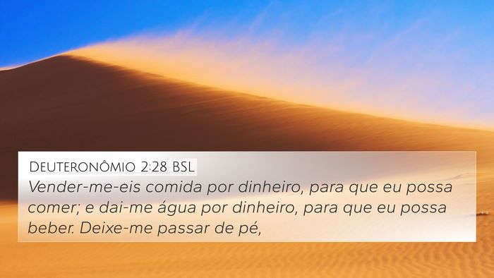 Deuteronômio 2:28 BSL Bible Verse Image