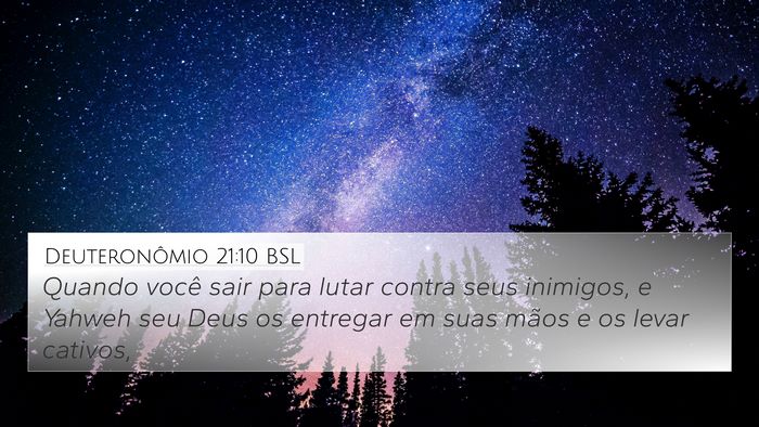 Deuteronômio 21:10 BSL Bible Verse Image
