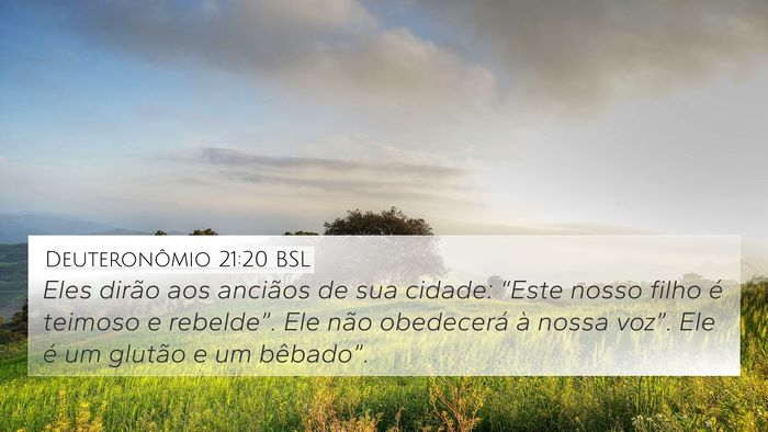 Deuteronômio 21:20 BSL Bible Verse Image