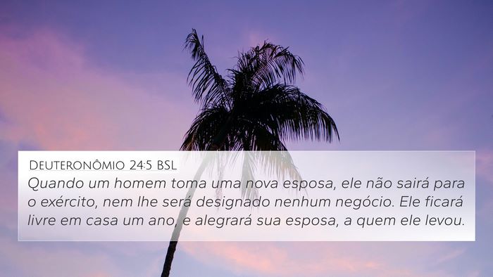 Deuteronômio 24:5 BSL Bible Verse Image
