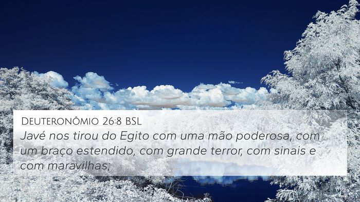 Deuteronômio 26:8 BSL Bible Verse Image