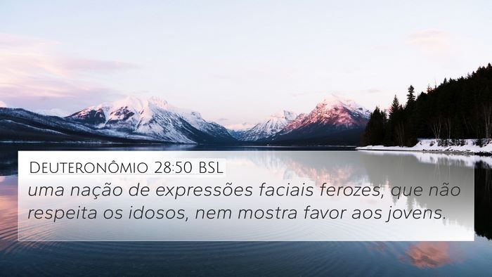 Deuteronômio 28:50 BSL Bible Verse Image