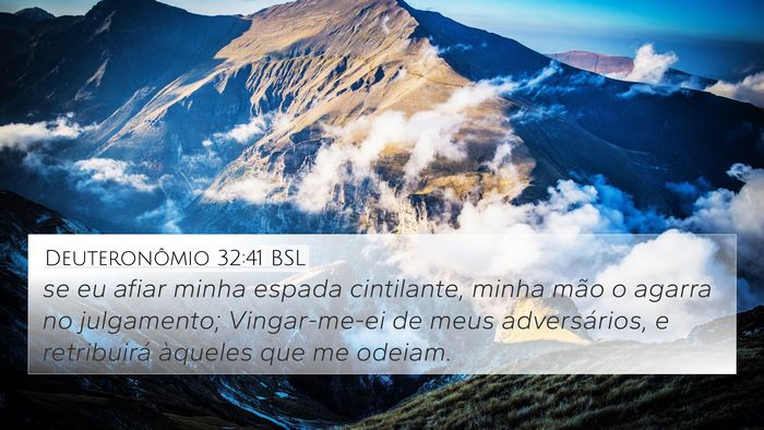 Deuteronômio 32:41 BSL Bible Verse Image