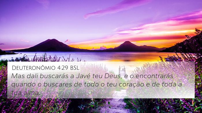Deuteronômio 4:29 BSL Bible Verse Image