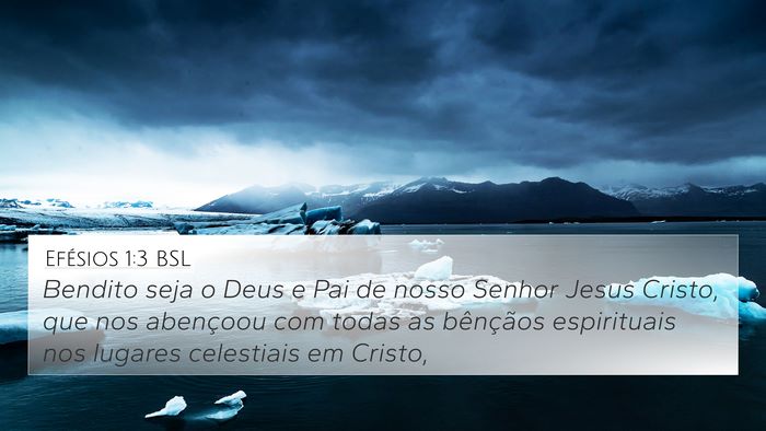 Efésios 1:3 BSL Bible Verse Image
