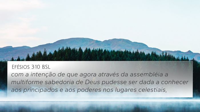 Efésios 3:10 BSL Bible Verse Image