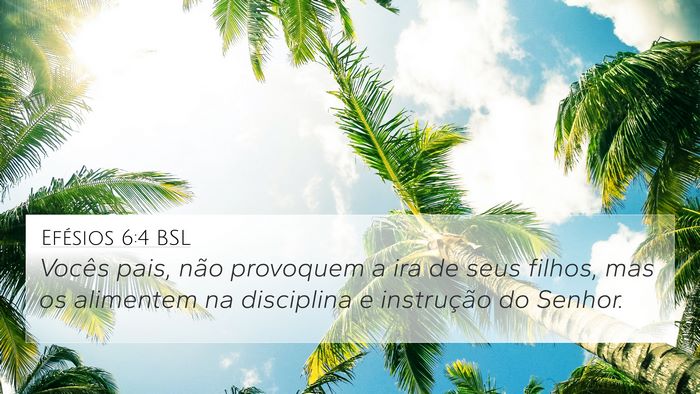 Efésios 6:4 BSL Bible Verse Image