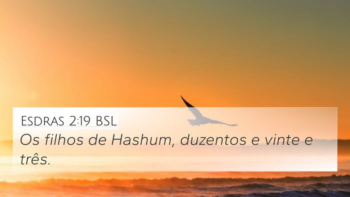 Esdras 2:19 BSL Bible Verse Image