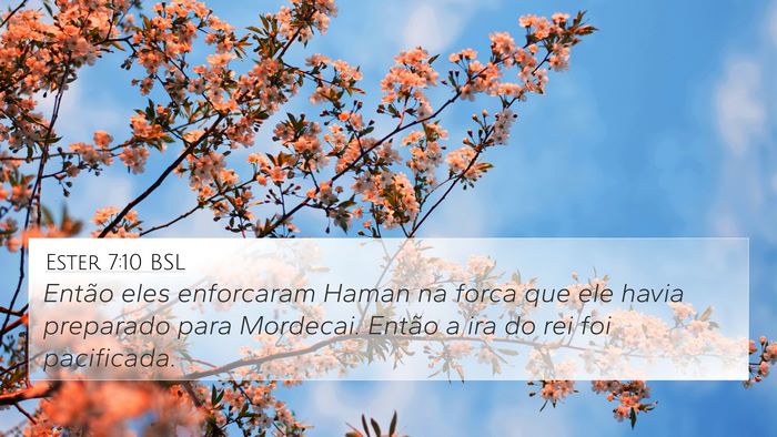 Ester 7:10 BSL Bible Verse Image