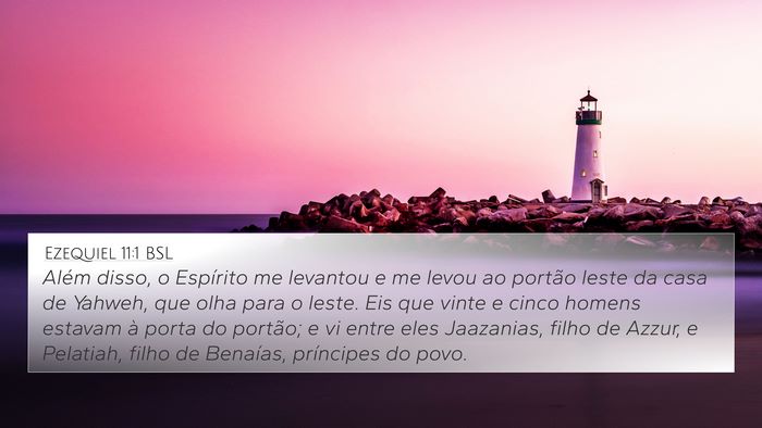 Ezequiel 11:1 BSL Bible Verse Image