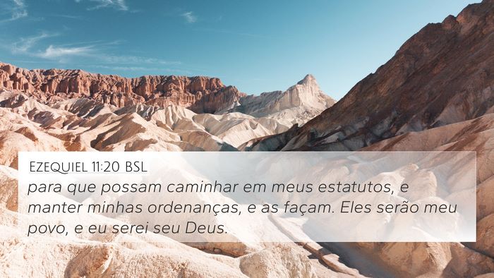 Ezequiel 11:20 BSL Bible Verse Image