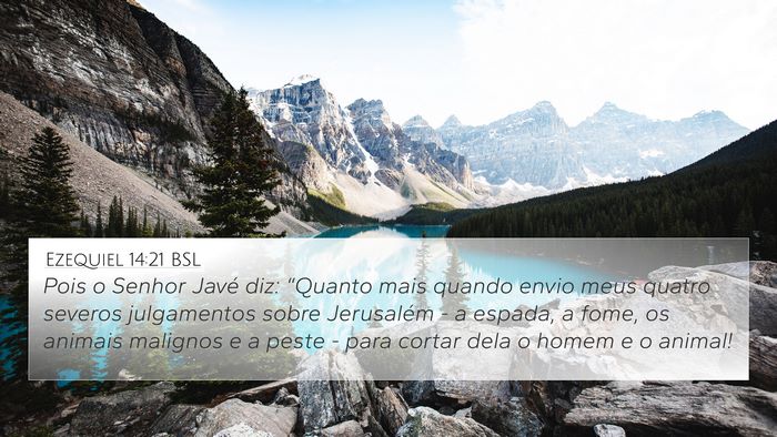 Ezequiel 14:21 BSL Bible Verse Image