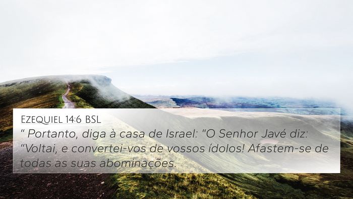 Ezequiel 14:6 BSL Bible Verse Image