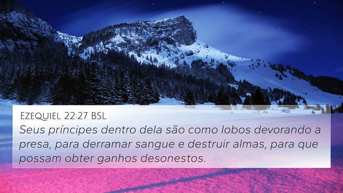 Ezequiel 22:27 BSL Bible Verse Image