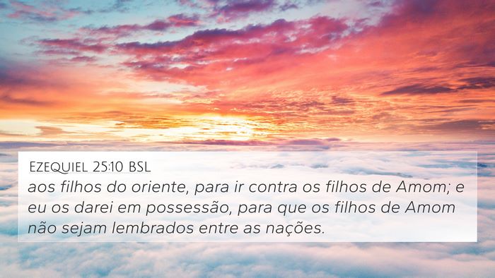 Ezequiel 25:10 BSL Bible Verse Image