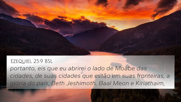 Ezequiel 25:9 BSL Bible Verse Image