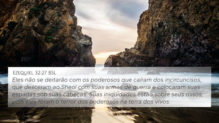 Ezequiel 32:27 BSL Bible Verse Image