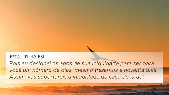 Ezequiel 4:5 BSL Bible Verse Image