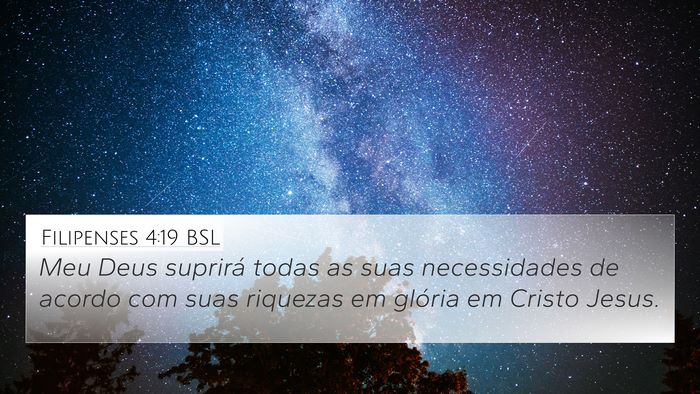 Filipenses 4:19 BSL Bible Verse Image