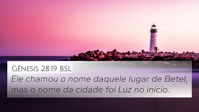 Gênesis 28:19 BSL Bible Verse Image