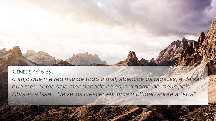 Gênesis 48:16 BSL Bible Verse Image