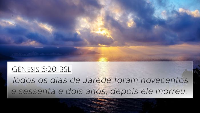 Gênesis 5:20 BSL Bible Verse Image