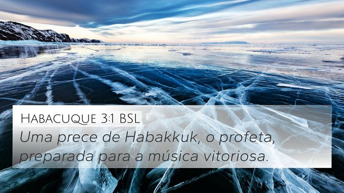 Habacuque 3:1 BSL Bible Verse Image