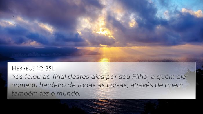 Hebreus 1:2 BSL Bible Verse Image