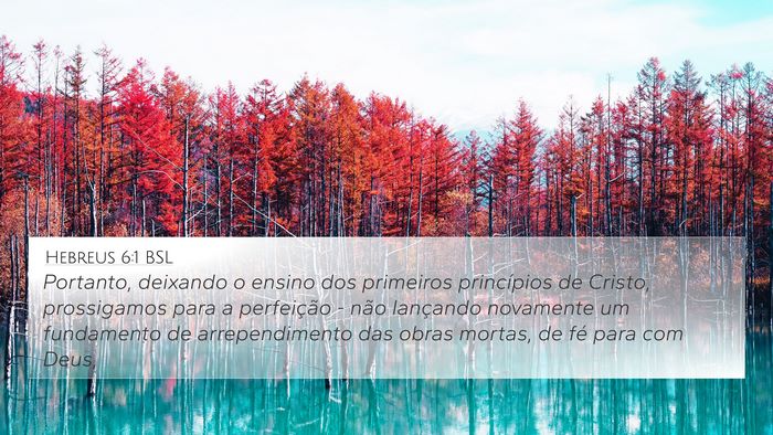 Hebreus 6:1 BSL Bible Verse Image