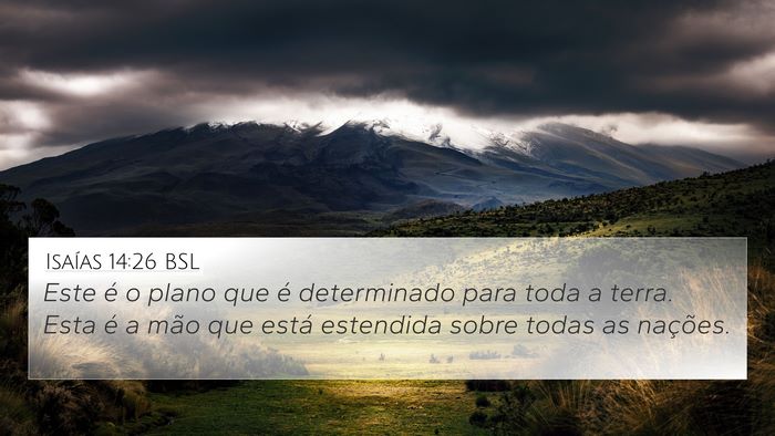 Isaías 14:26 BSL Bible Verse Image