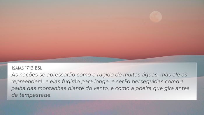 Isaías 17:13 BSL Bible Verse Image