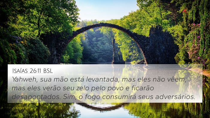 Isaías 26:11 BSL Bible Verse Image