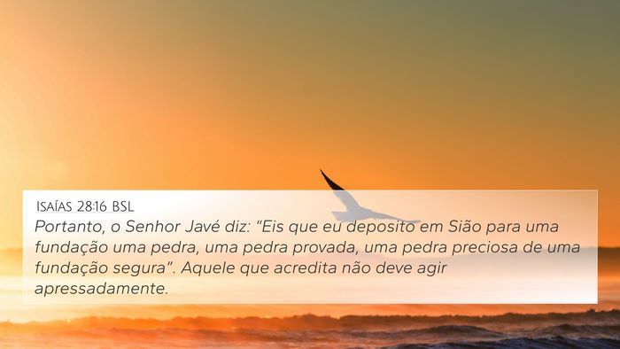 Isaías 28:16 BSL Bible Verse Image