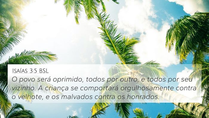 Isaías 3:5 BSL Bible Verse Image