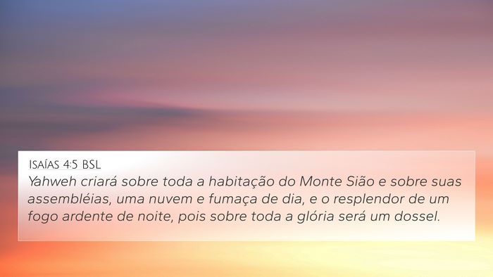 Isaías 4:5 BSL Bible Verse Image