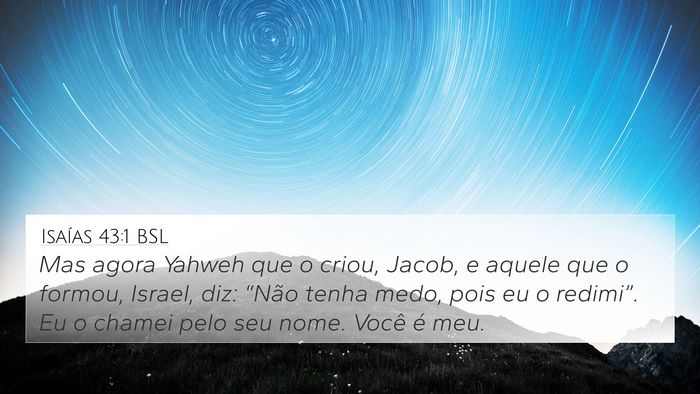 Isaías 43:1 BSL Bible Verse Image