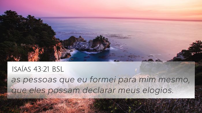 Isaías 43:21 BSL Bible Verse Image