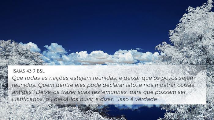 Isaías 43:9 BSL Bible Verse Image