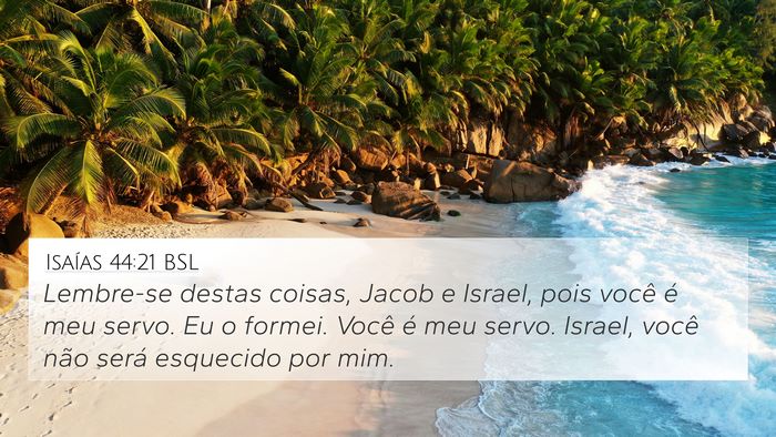 Isaías 44:21 BSL Bible Verse Image