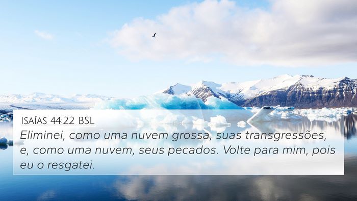 Isaías 44:22 BSL Bible Verse Image