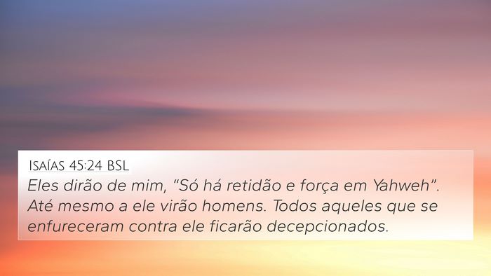 Isaías 45:24 BSL Bible Verse Image