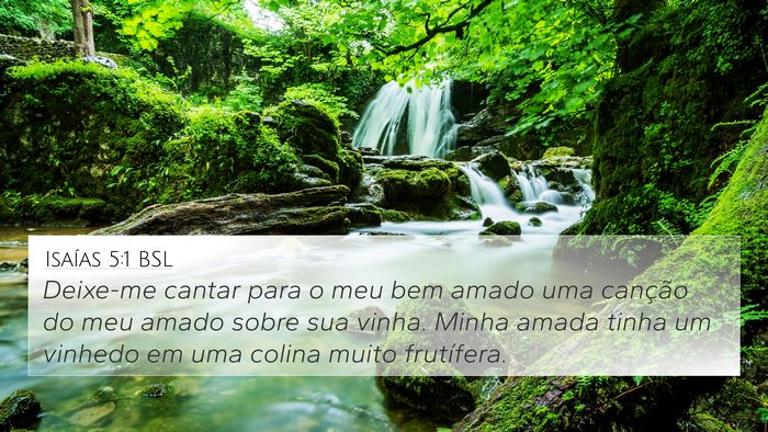 Isaías 5:1 BSL Bible Verse Image