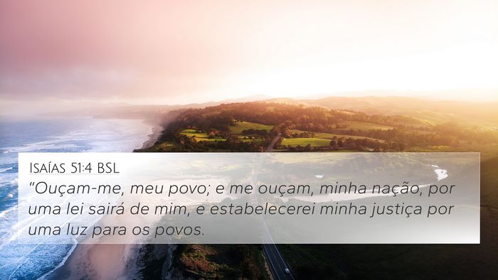 Isaías 51:4 BSL Bible Verse Image